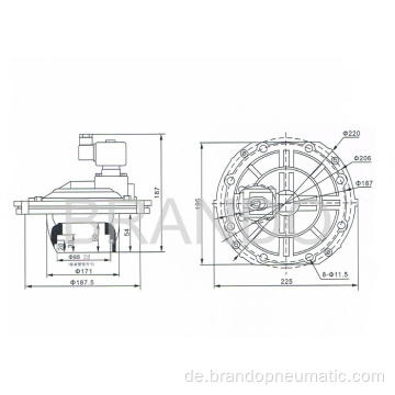 3-Zoll-Asco SCG353.060 Pulse Jet Valve